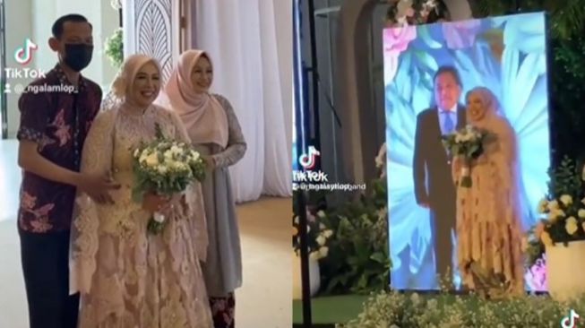 Viral Pengantin Menikah Virtual, Cerita di Baliknya Mengharukan