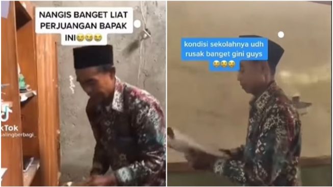 Viral Kisah Seorang Bapak Bangun Sekolah, Kondisi Bangunannya Tuai Sorotan Publik