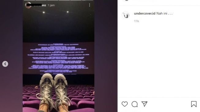 Viral Kursi Bioskop Penuh Sampah hingga Kelakuan Penonton Menaikkan Kaki (Instagram/@undercover.id)