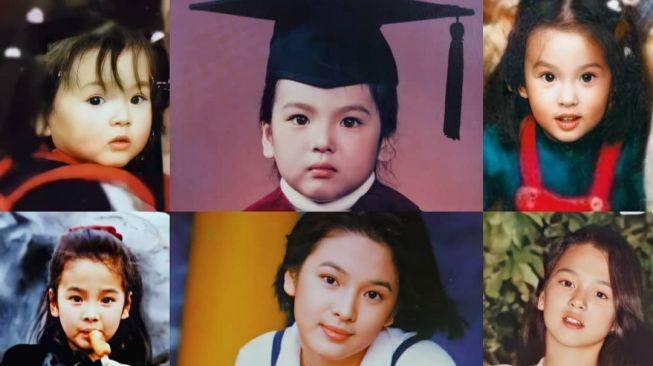 Masa kecil Song Hye Kyo (Twitter.com/kdrama_menfess)