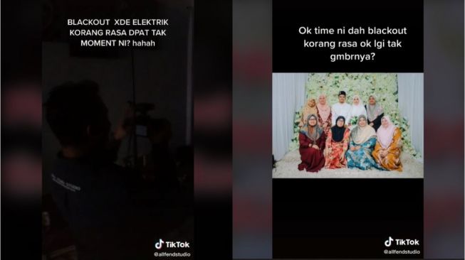 Salut! Mendung dan Mati Listrik, Hasil Jepretan Fotografer Pernikahan Ini Bikin Kagum