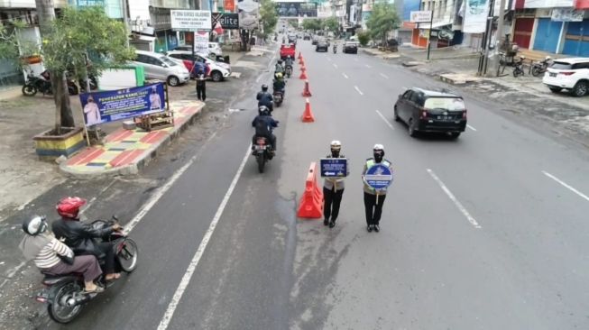Sepeda Motor Wajib Gunakan Lajur Khusus di Dua Jalan Protokol di Bandar Lampung