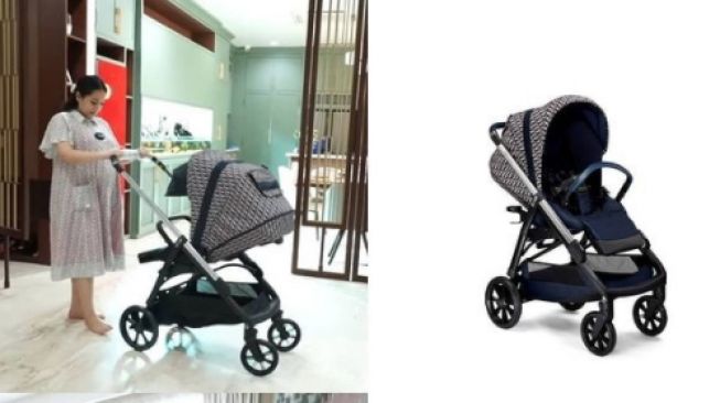 Stroller atau kereta dorong untuk bayi yang sedang dikandung Nagita Slavina (instagram)