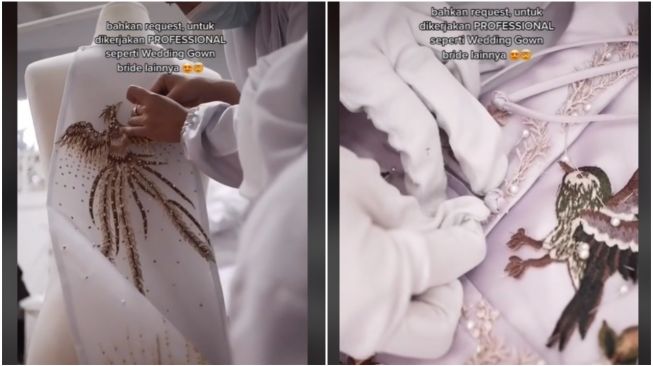 Bikin Baju Mewah untuk Pernikahan Paling Bikin Syok, Mempelainya Bukan Manusia Tapi Ini