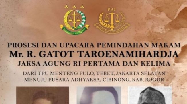 Makam Jaksa Agung RI Pertama Gatot Taroenamihardja Dipindahkan