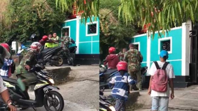 Heboh Oknum TNI dan 2 Polisi Baku Hantam, Ternyata Dipicu soal Tilang