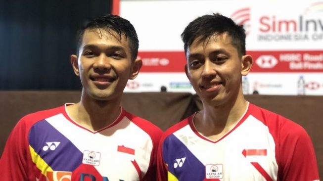 Fajar/Rian Singkirkan Fikri/Bagas di Babak 16 Besar Indonesia Open 2021