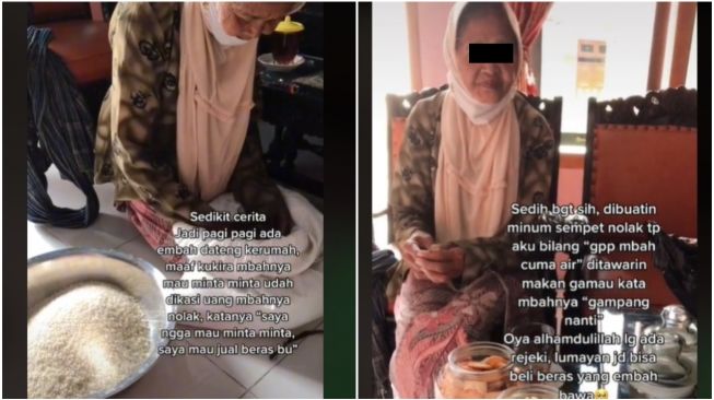 Seorang Nenek Datang Dikira Minta-Minta, Ternyata Mau Jual Ini (TikTok)