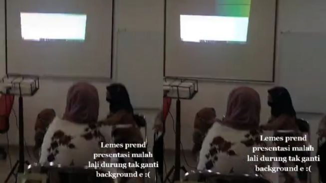 Wanita Panik sampai Lemes, Lihat Foto Ini Terpampang Jelas di Layar saat Presentasi