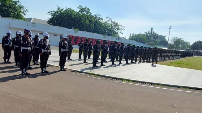 Buntut Bentrok Ormas di Telukjambe, Ratusan Personel Gabungan Siap Amankan Karawang