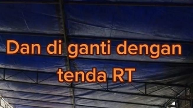 Dekorasi Pernikahan Dibongkar Jelang Acara, Diganti Pakai Tenda Milik RT