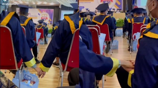 Bikin Iri! Adegan Sejoli Wisuda Bareng, Malamnya Langsung Lamaran, Warganet Adu Nasib