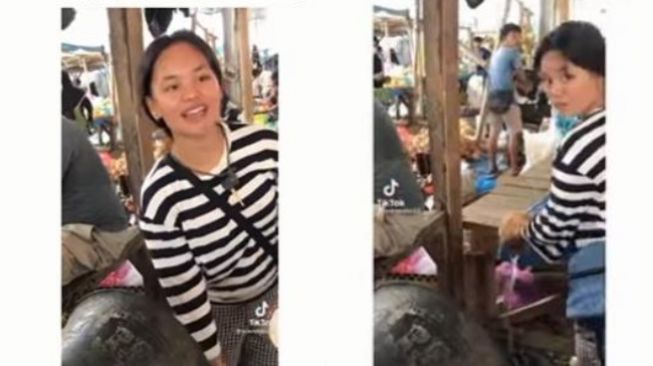 Beredar Video Penjual Cantik di Pasar Mirip Shafa Harris, Publik Salfok Soroti Hal Ini