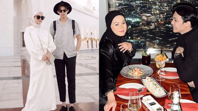 Potret Dinda Hauw dan Rey Mbayang Liburan di Dubai. [Instagram]