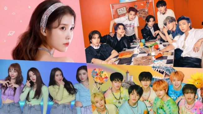 Situs MelOn Rilis 100 Lagu dengan Likes Terbanyak Sepanjang 2021, IU Teratas!