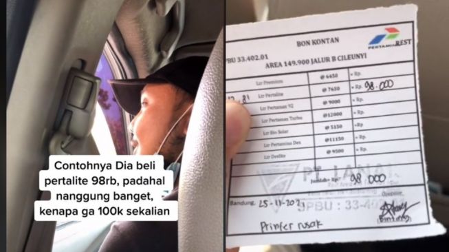 Lelaki ini Beli Bensin dengan Jumlah Ganjil, Ini Alasannya