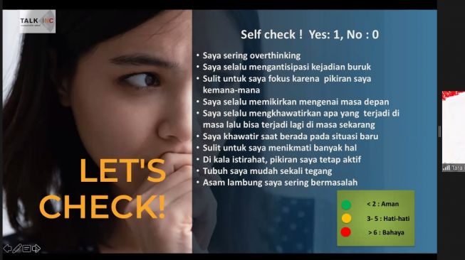 Tanda gangguan kecemasan (dok. Talk Inc)