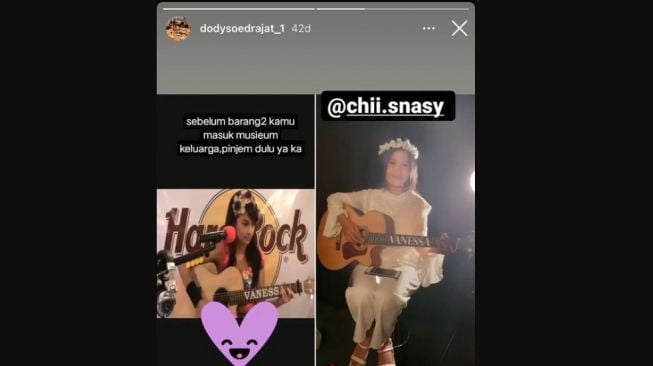 Chika Adik Sambung Vanessa Angel. (Instagram/@dodysoedrajat_1)