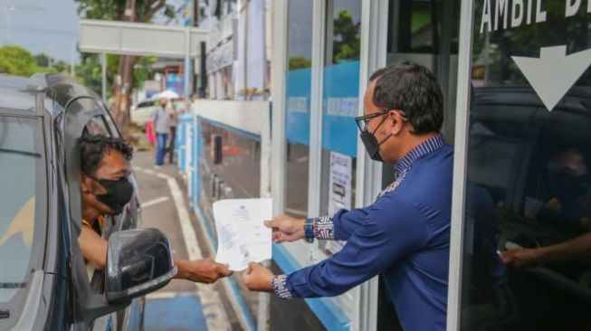 Layanan Drive Thru Disdukcapil Kota Bogor. [IST]