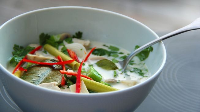 Tom Kha Gai, sajian makanan khas Thailand. (Pixabau/rise-a-mui)