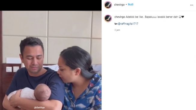 Nagita Slavina, Raffi dan Baby R (instagram.com)