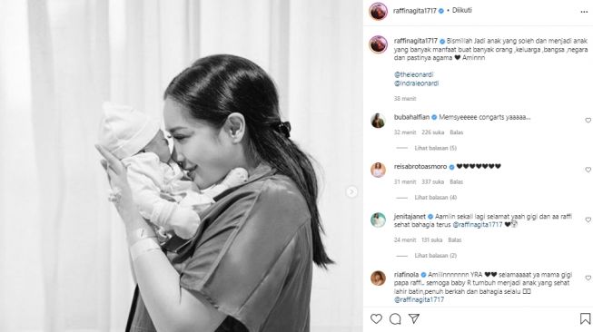 Nagita Slavina dan Baby R (instagram.com)