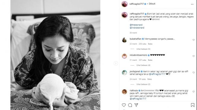 Nagita Slavina dan Baby R (instagram.com)