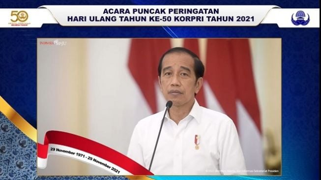 Pesan Jokowi Di HUT Korpri Ke-50: Jangan Pungli Dan Beratkan Masyarakat