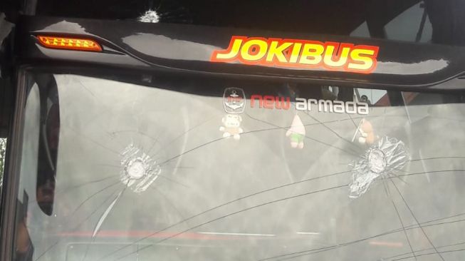 Dugaan Pembegalan, Pelemparan Bus Oleh OTK Kembali Marak di Sulsel