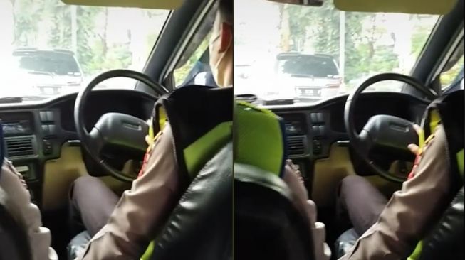 Kena Tilang Gegara Langgar Lalu Lintas, Pria Ini Malah Diberi Tumpangan Mobil Polisi
