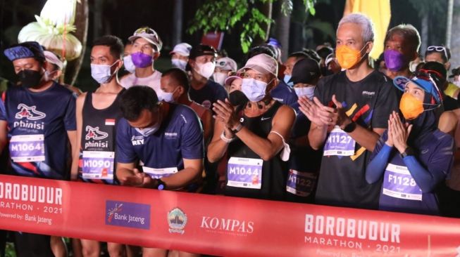 Borobudur Marathon 2021 Digelar Dengan Prokes Ketat, Ganjar Apresiasi Penyelenggara