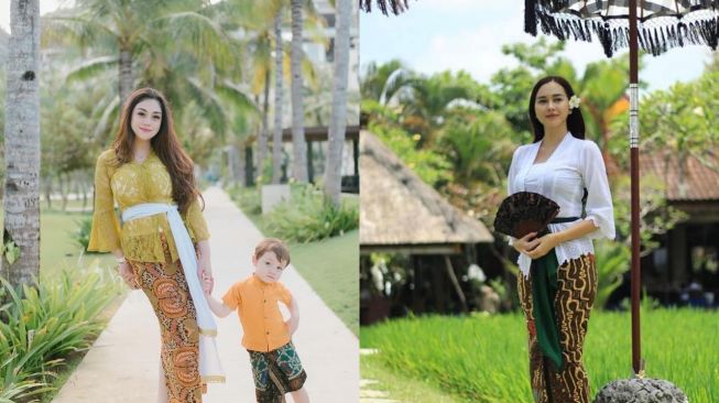 Adu Gaya Celine Evangelista vs Aura Kasih (Instagram/@celine_evangelista) (Instagram/@aurakasih)