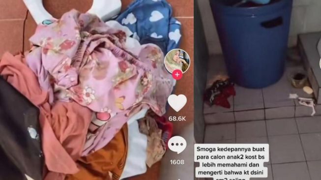 Jorok Banget, Viral Penyewa Tinggalkan Kamar Kost Penuh Sampah dan Noda Haid Berceceran