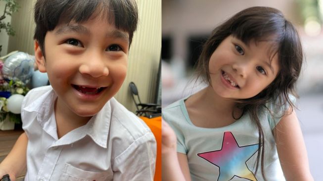 Gaya 4 Anak Artis Pamer Gigi Ompong, Rafathar Mirip Siwon Super Junior?