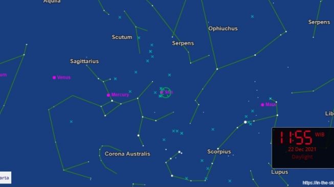 Fenomena langit Desember 2021, Solstis Desember. [In the Sky]