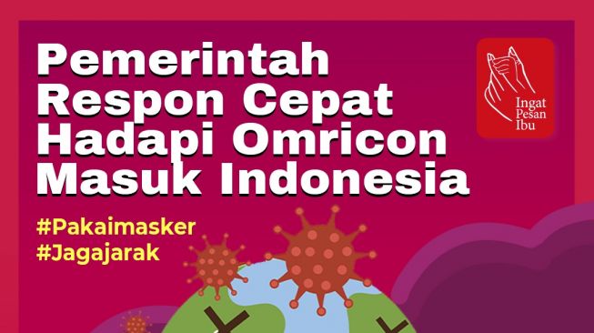 INFOGRAFIS : Pemerintah Respon Cepat Hadapi Omricon Masuk Indonesia