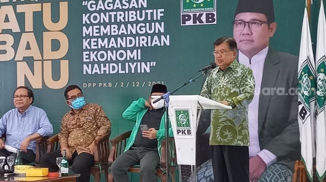 Dihadapan Cak Imin, JK Sindir Menaker Ida Fauziah Soal Upah Minimum Banyak Dikritik