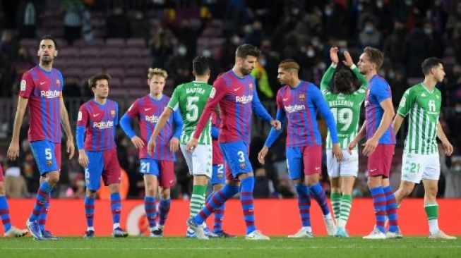 Barcelona vs Real Betis, Blaugrana Kalah 0-1 di Camp Nou