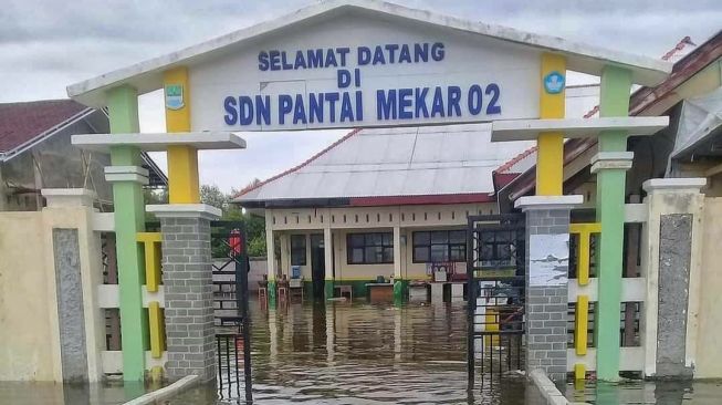 Banjir Rob Muara Gembong Kabupaten Bekasi.[Instagram]