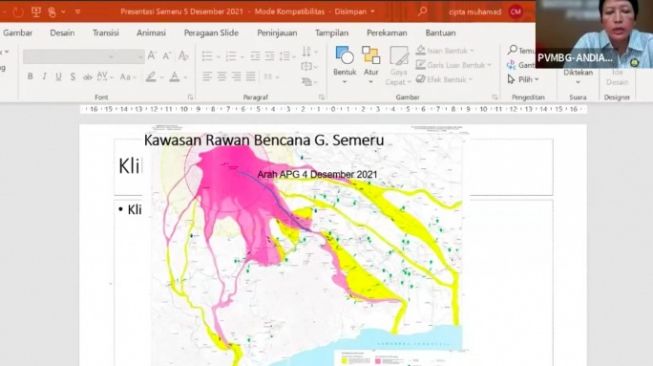 Mitigasi, Kementerian ESDM Sampaikan Peta Kawasan Rawan Bencana Gunung Semer