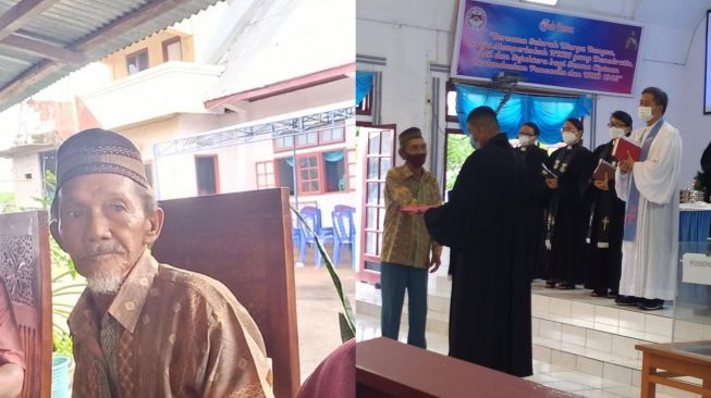Viral Kisah Kakek Muslim Hibahkan Tanah Miliknya untuk Gereja di Minahasa