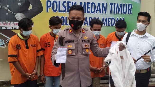 Polisi Ringkus Geng Motor yang Viral Rampok dan Bacok Warga Medan, 2 Ditembak