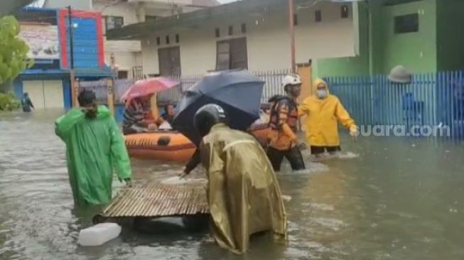 BPBD Makassar Sebut Korban Banjir 3.206 Orang, Tersebar di 6 Kecamatan