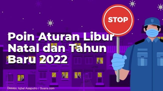 INFOGRAFIS: Poin Aturan Libur Natal dan Tahun Baru 2022