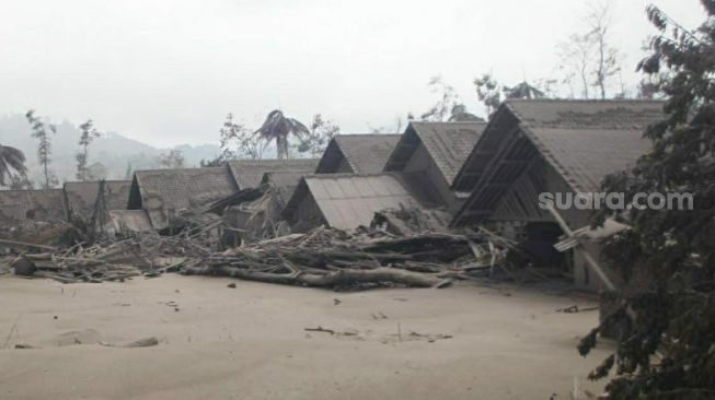 Melihat Dusun Sumbersari Umbulan yang Tertimbun Letusan Gunung Semeru