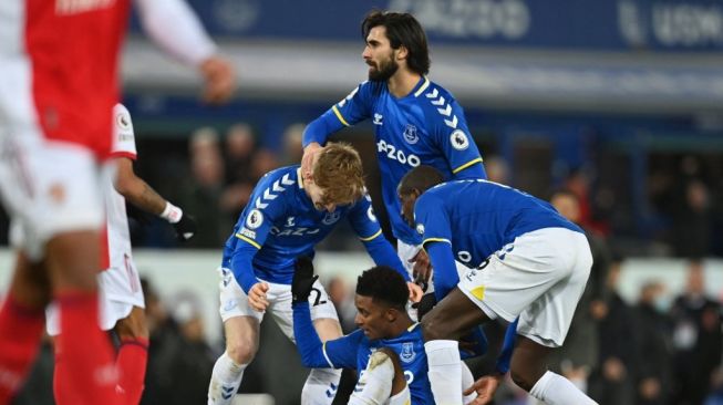 Everton vs Arsenal: The Gunners Kena Comeback, Kalah 1-2
