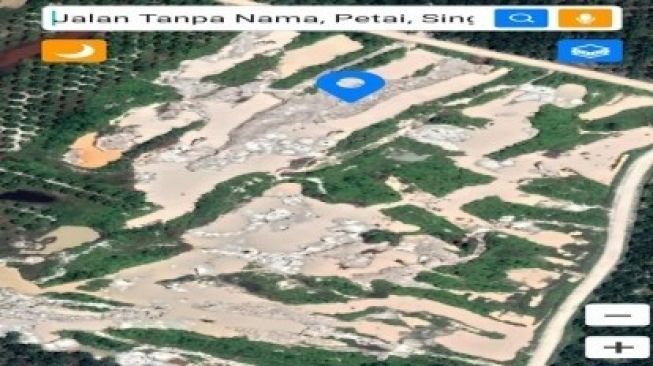 Mengerikan, Kerusakan Lingkungan Dampak Tambang Emas Ilegal di Kuansing 