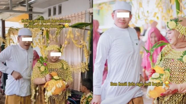 Momen 7 Bulanan Istri, Suami Syok Lupa Turunkan Gamis (TikTok)