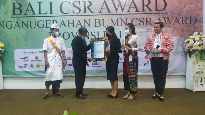 Bandara I Gusti Ngurah Rai Bali Raih Gold CSR Award 2021 Tiga Kali Berturut-turut