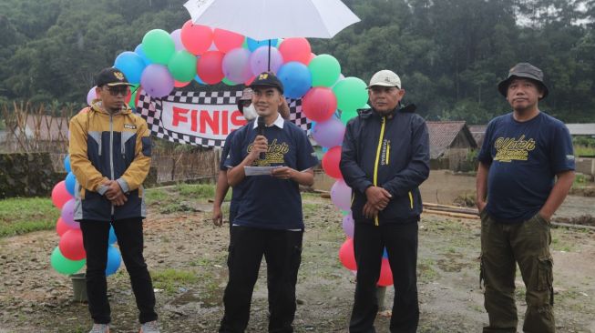 Water Advanture Jelajah Air Nusantara yang dilaksanakan di Ciasihan, Pamijahan, Kabupaten Bogor, Jawa Barat [Suara.com]